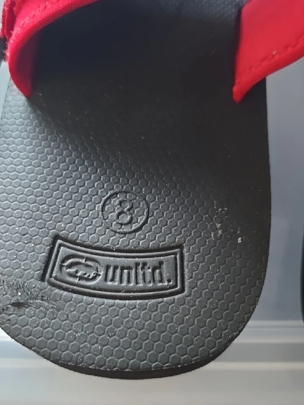 Ecko Unlimited Red Men's Slide Sandals